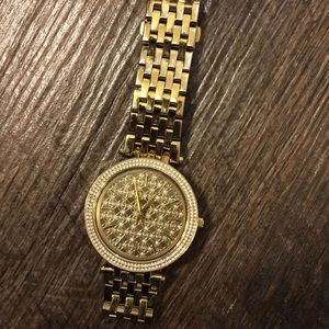 MK gold watch